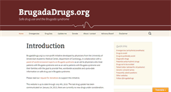 Desktop Screenshot of brugadadrugs.org