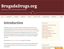 Tablet Screenshot of brugadadrugs.org